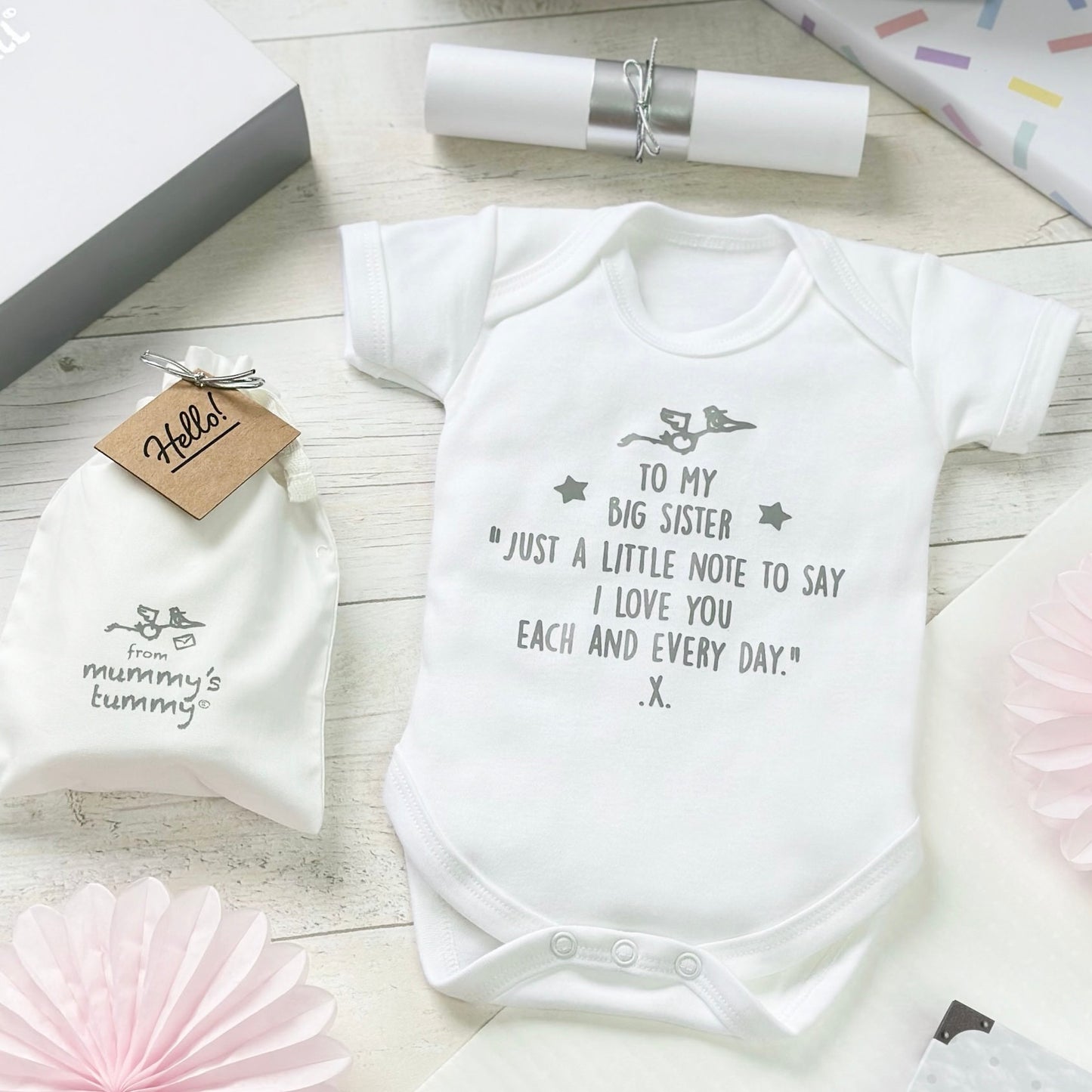 BIG SISTER Announcement Gift Set